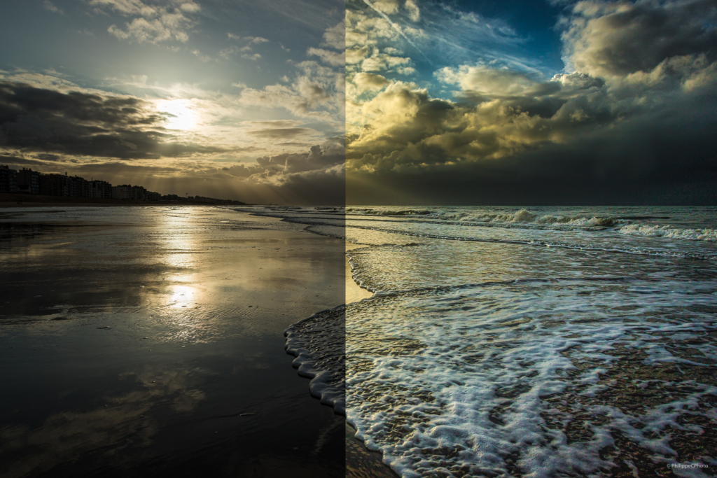 Dramatic Sky : Before and After